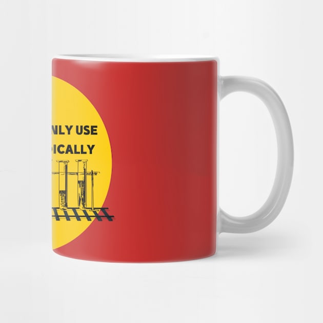 I only use SARCASM periodically yellow background design by Mako Design 